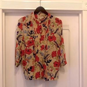 Banana Republic Floral Print Blouse